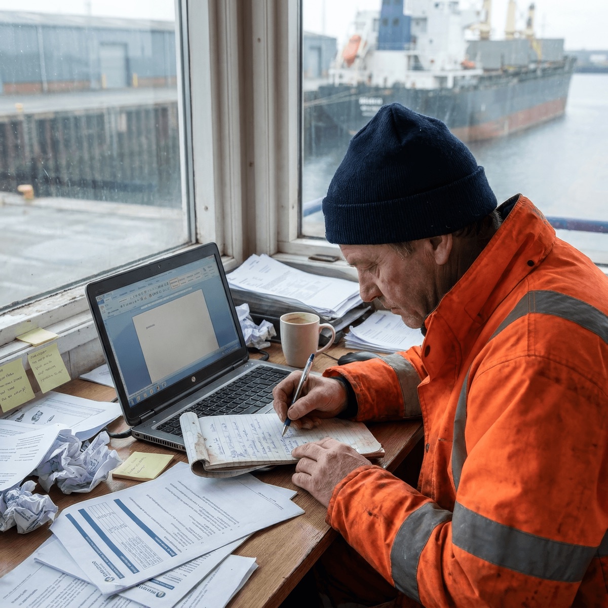Duiker van K&C Marine Contractors voert een onderwaterinspectie uit