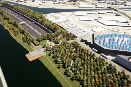 De Oosterweelwerf van Lantis in Antwerpen