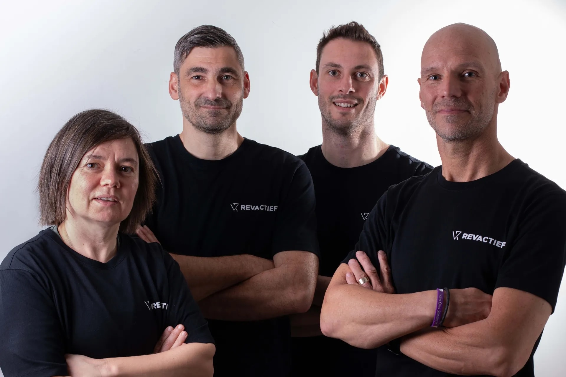 Het team van kinepraktijk Revactief in Niel
