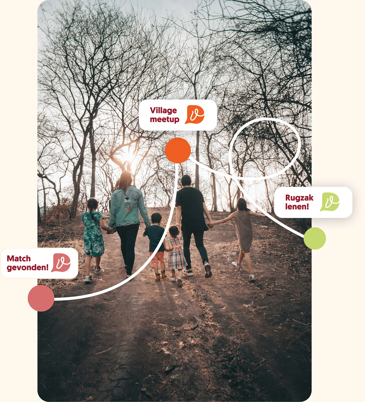 Ouders en kinderen samen via Village Dates